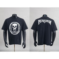 New European American Hip-Hop Trendy Brand Retro Washed Band Matching Vintage Washed Short Sleeve T-Shirt Streetwear Top