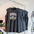 American Style Sleeveless T-Shirt Pure Cotton Summer Sports Men's