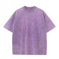 Vintage Washed 230g Heavy Pure Cotton Cross-Border T-Shirt