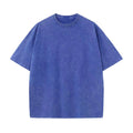 Vintage Washed 230g Heavy Pure Cotton Cross-Border T-Shirt