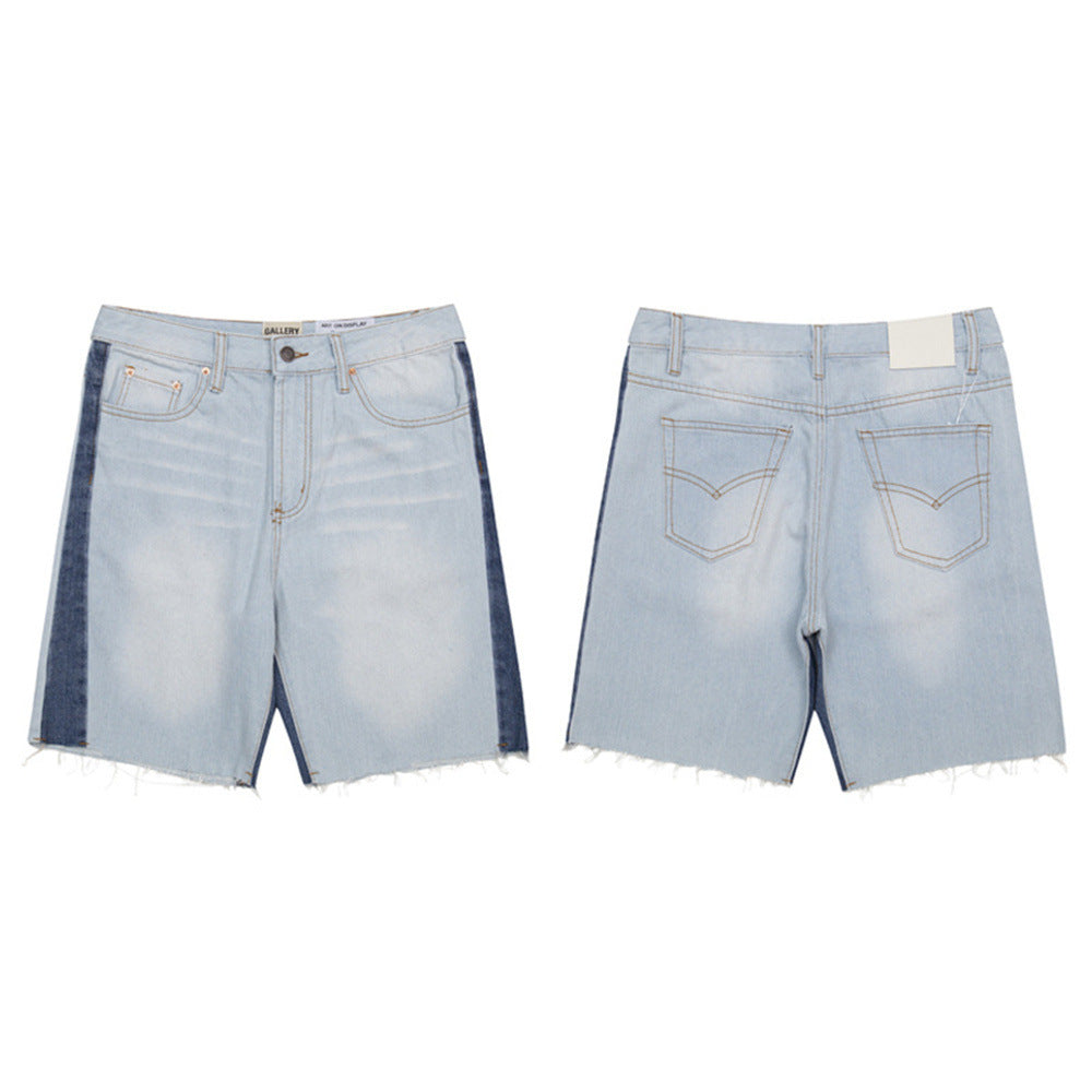 Gallery Dept New Splash Print Ripped Jeans Trendy High Street Casual