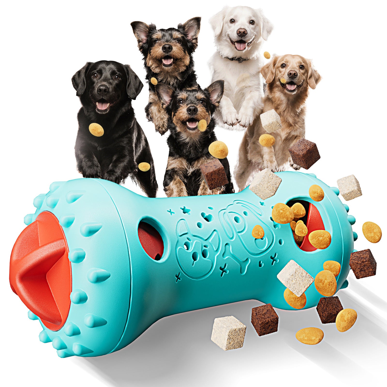 Rolling Food Dispensing Toy Dog Toy Self-Entertainment
