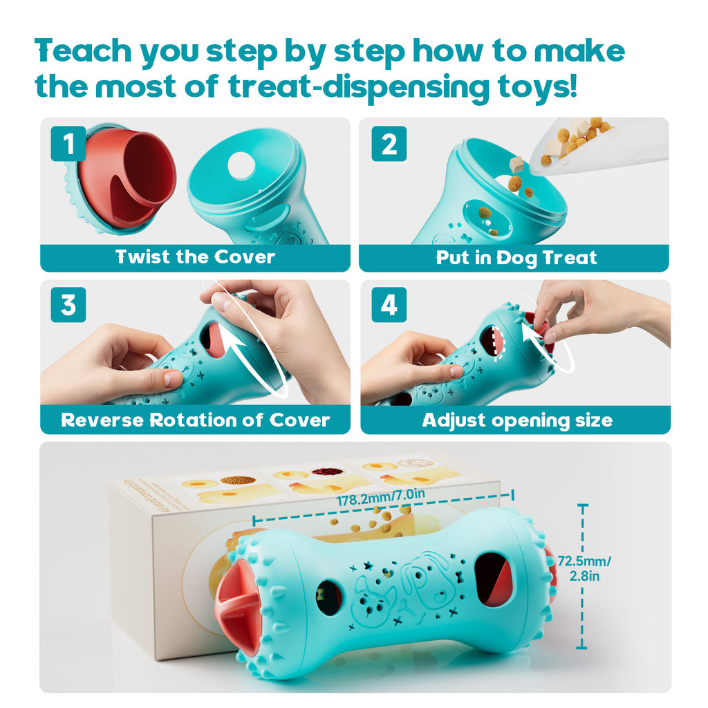 Rolling Food Dispensing Toy Dog Toy Self-Entertainment