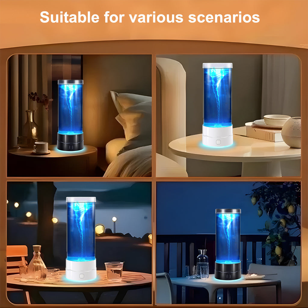 Led Jellyfish Lamp Desktop Tornado Atmosphere Lamp Creative Small