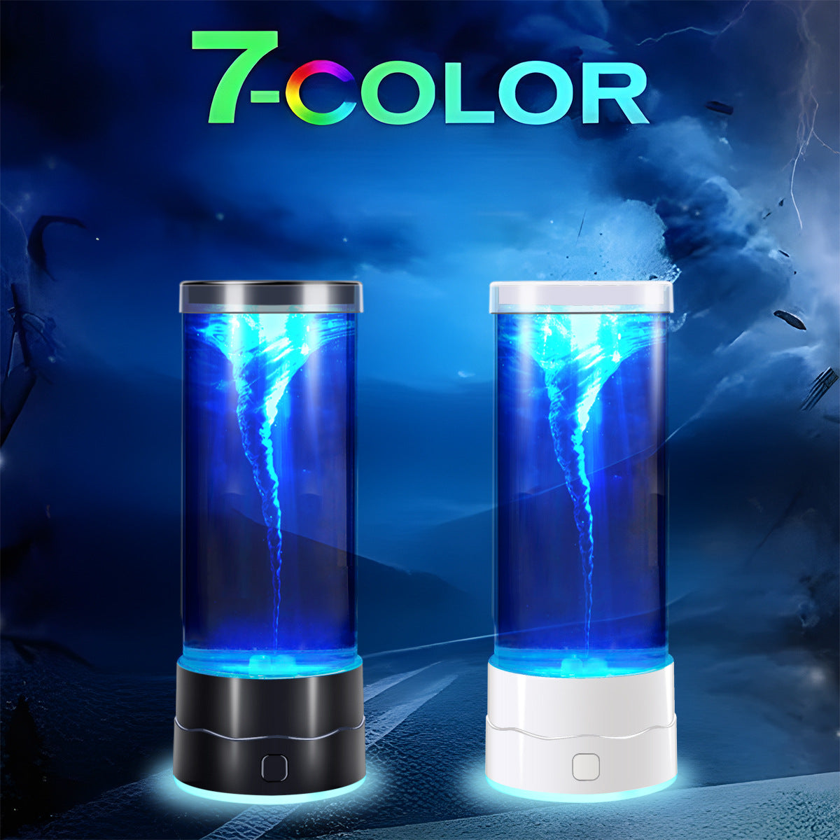 Led Jellyfish Lamp Desktop Tornado Atmosphere Lamp Creative Small