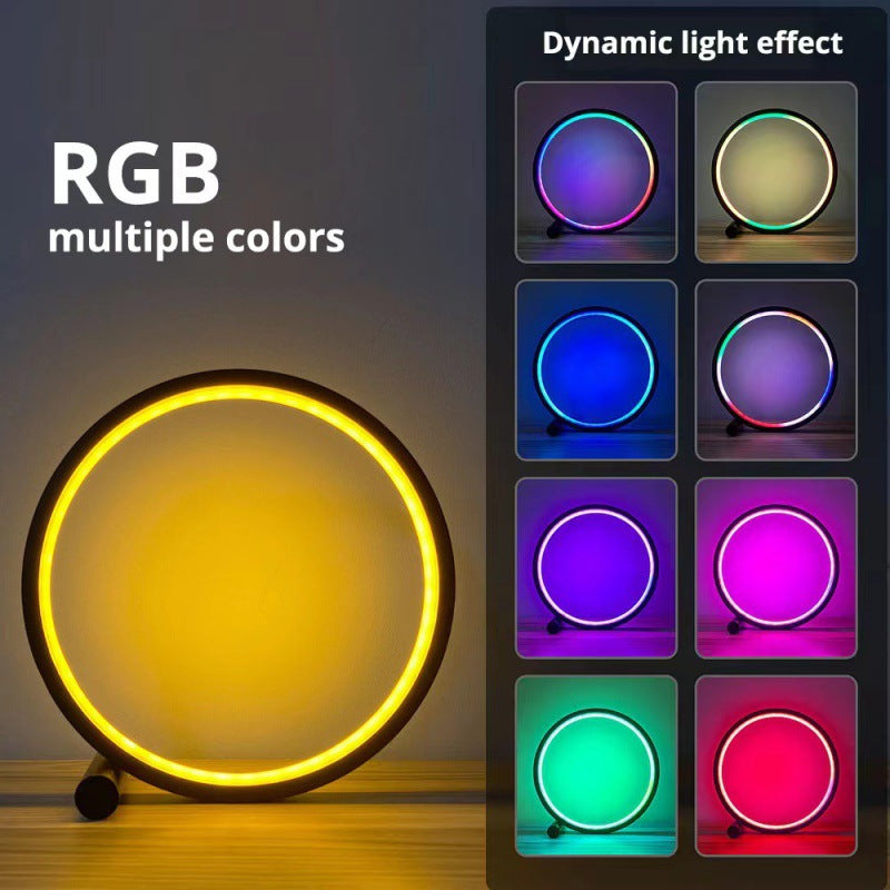 Smart WIFI creative desk lamp RGB e-sports desktop magic color desktop